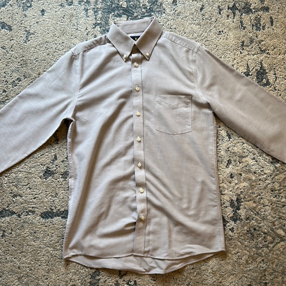 Grey Stafford Button Down Shirt 15/34-35